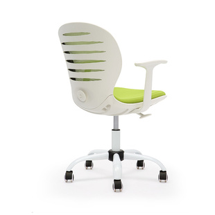 舒适透气网布办公椅家用电脑椅移动升降转椅黑白配人体工学会议椅