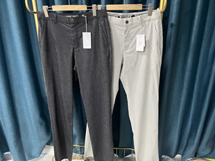 韩国正品 科技速干条纹裤 N013 代购 进口博格纳高尔夫男士 子 夏季