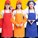 韩版 工作围裙宣传印刷批发 广告围裙定制logo礼品纯色围裙定做促销