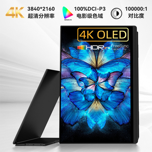 Ehomewei便携式 OLED屏幕4K手机笔记本拓展屏触摸屏 显示器switch