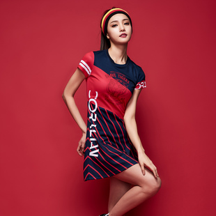 可莱安羽毛球服套装 透气速干韩国运动乒乓球网球长裙 女连衣裙新款