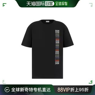 迪奥 香港直邮DIOR T恤 男士 413J696A0817 标志短袖