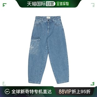 芬迪 香港直邮Fendi 童装 男童 JUF099AMHX logo标识牛仔裤