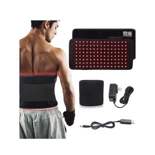 新款 120灯珠LED红光理疗腰带热敷健身光疗美容便携居家旅游可用US