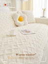 毛绒沙发套小型沙发垫子四季 通用奶油风单人沙发毯盖布沙发巾冬季