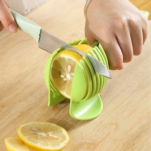 柠檬番茄切片器多功能水果分割器带把手西红柿切片家用切柠檬片器