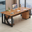 办公桌简约现代经理主管桌椅组合网红大桌子老板桌单人台式 电脑桌