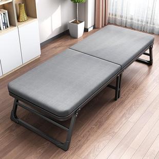 折叠床单人家用板式 硬板木板床 陪护午休床办公室午睡床简易便携式