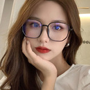 防蓝光眼镜女手机防辐射护目镜平光时尚 潮素颜网红显瘦大框眼镜框