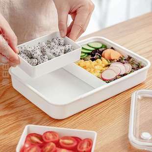 专用外出食品级携带便当保鲜盒分装 食物收纳冰箱饺子盒水果收纳盒